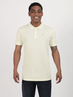 Men's Guess Iced Lemon Tipped Core  Polo