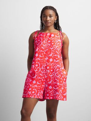 Women's Canvas Strappy Shortall