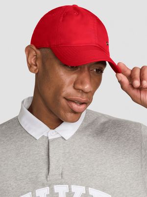 Nike Unisex Club Peak Unstructured Metal Swoosh Red Cap