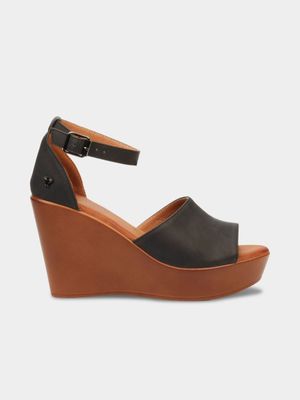 Women's Butterfly Feet Black Allora 2 Wedges