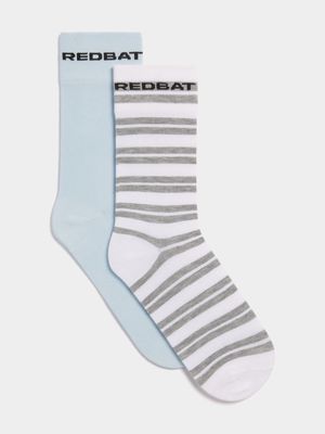 Redbat Unisex 3 Pack Stripe Multicolour Socks