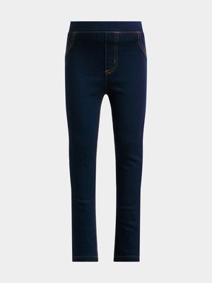 Jet Younger Girls Indigo Jeggings