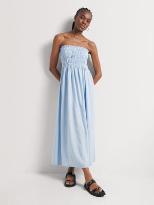 Y&G Strapless Ruched Sundress