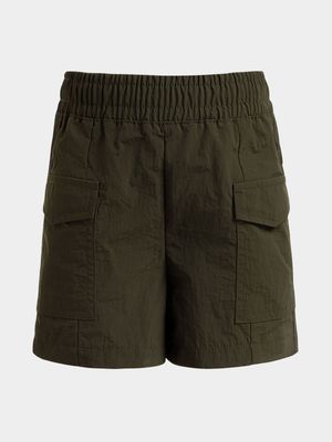 Jet Younger Girls Fatigue Cargo Shorts