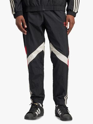 Mens adidas Manchester United Originals Black/Red Trackpants