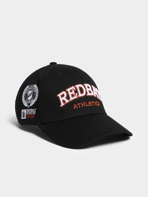 Redbat Unisex Macro Embroidered Black Cap