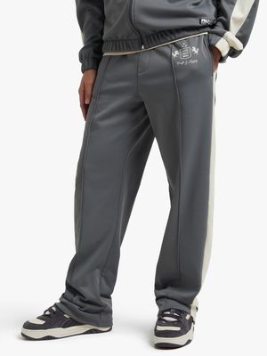 Men's Grey Retro Co-Ord Sweat Pants