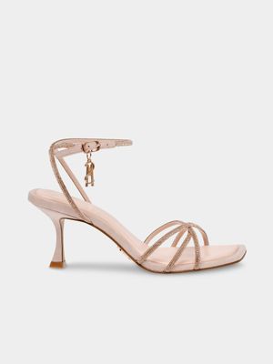 Women's  Steve Madden Nude Legit Heels