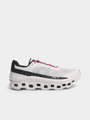 On Running Men's Cloudmonster White/Black Sneaker