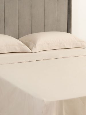 Guest House The Cool Crisp Flat Sheet 200tc Natural