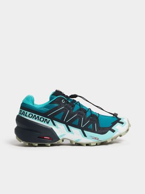 Womens Salomon Speedcross 6 Tahitian Tide/Carbon/Teal Trail Running Shoes