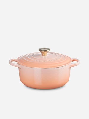 Le Creuset Round Cocotte Peche 20cm