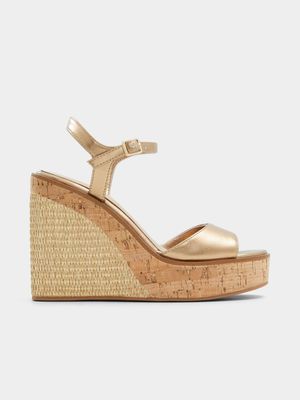 Women's Aldo Gold Hijiki  Wedges