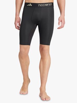 Mens adidas Techfit Black Base Short Tights