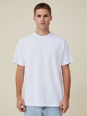 Men's Cotton On White Organic Loose Fit T-Shirt