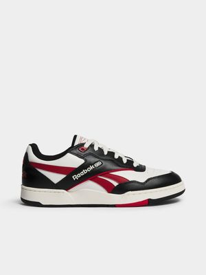 Reebok Men's BB 4000 II Black/White/Red Sneaker