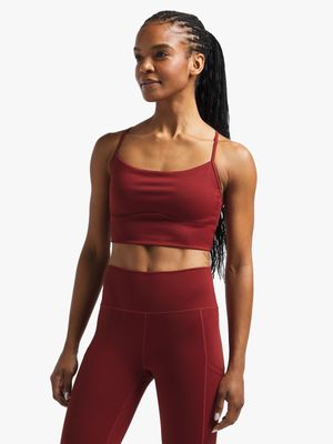 Womens TS Medium Impact Rust Sports Bra