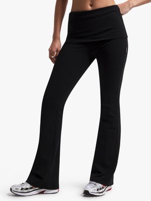 Redbat Classics Women's Black Flare Leggings