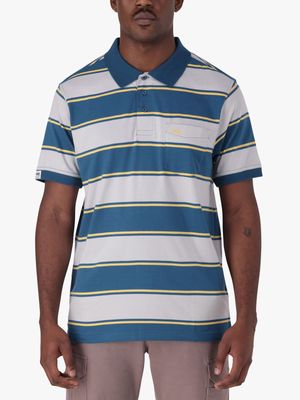 Men's Jeep Oceanic Yarndye Stripe Golfer