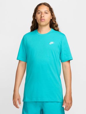 Mens Nike Sportswear Club Teal tee