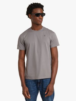 G-Star Men's Base-S Grey T-Shirt