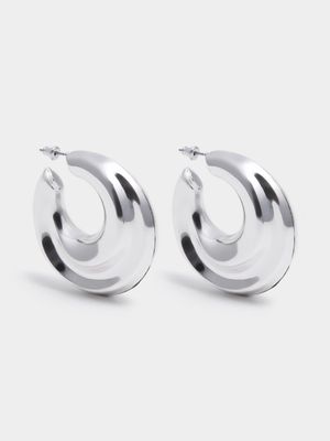 Ripple Large Hollow Hoop Earrings