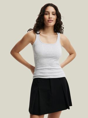 Women's Cotton On Grey Byron Scoop Tank Top