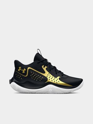 Mens Under Armour Jet 23 Black/Gold Basketball Shoes