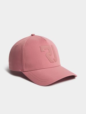 Men's Relay Jeans 6 Panel Plastisol Dusty Pink Peak Cap