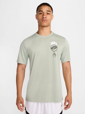 Mens Nike Dri-Fit Icon Green Tee