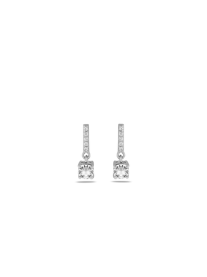 Sterling Silver Cubic Zirconia Women’s Drop Earrings