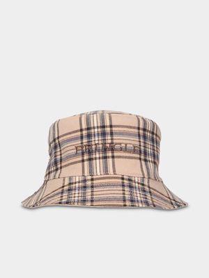 Men's Pringle Natural Reversible Alex Bucket Hat