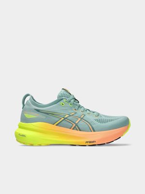 Womens Asics Gel-Kayano 31 Paris Celadon/Yellow Running Shoes