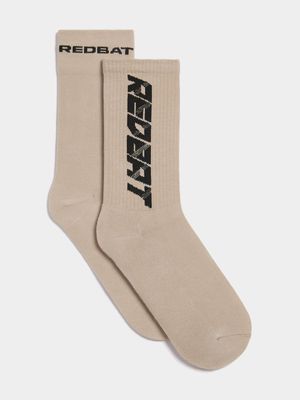 Redbat Unisex Branded Regular Stone Socks 7-11