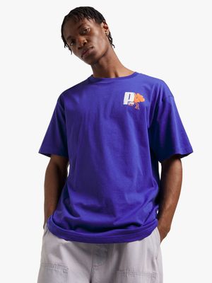 Puma Men's Graphics Growth Purple T-shirts