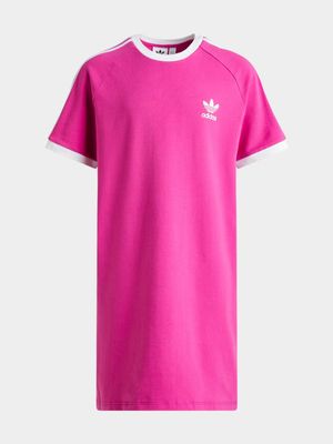 adidas Originals Girls Youth Loose T-Shirt Pink Dress