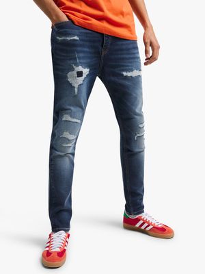 Redbat Men's Medium Blue Carrot Jeans