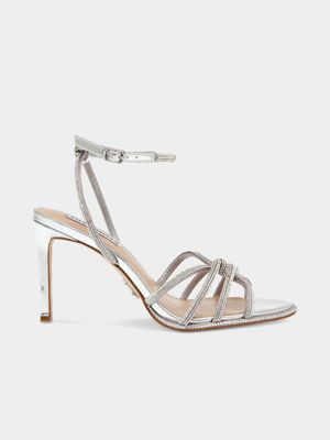 Women's Steve Madden Silver Kailyn-R Heels