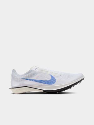 Mens Nike ZoomX Dragonfly 2 Blueprint White/Blue Distance Spikes