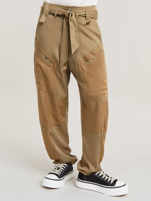 G-Star Women's Tone On Tone Cargo Brown Pants