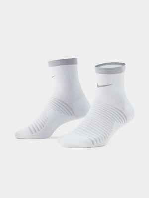 Nike Sparkle White Ankle Socks