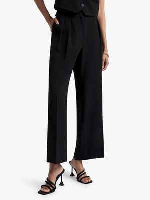 Smart Wide Leg Pleated Pants