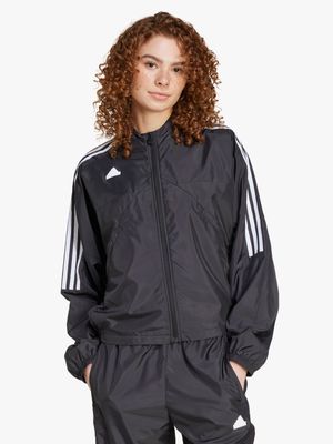 Womens adidas Tiro Cut 3-stripes Black Woven Track Jacket