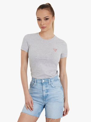 Women's Guess Grey Mini Triangle T-Shirt