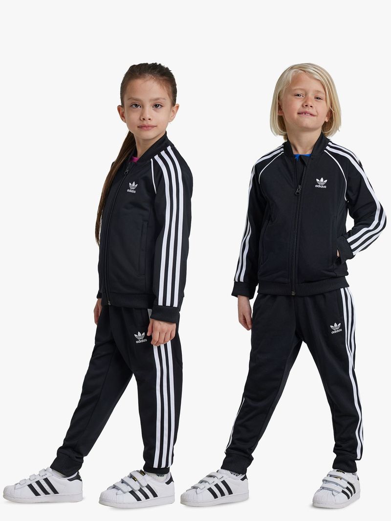 adidas Originals Unisex Kids SST Black White Tracksuit