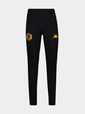 Mens Kappa Kaizer Chiefs Abunszip Pro Am Black Training Pants