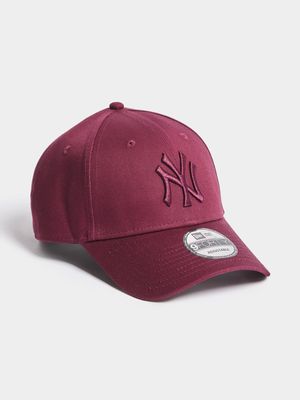 New Era Unisex 9FORTY League Essential Snap Burgundy Cap