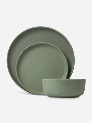 Essentials Dinnerware Green 12pc