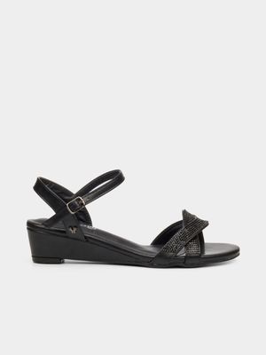 Women's Butterfly Feet Black Kirstie 1 Wedges