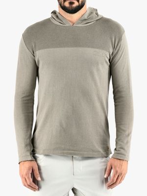 Men's Zeitgeist Natural Fine Gauge Knitwear Hoodie